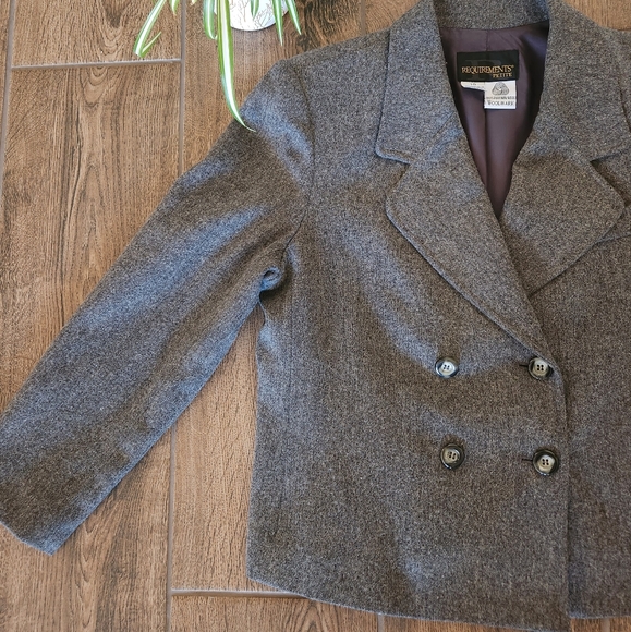 Requirements vintage wool cropped blazer - Picture 2 of 10